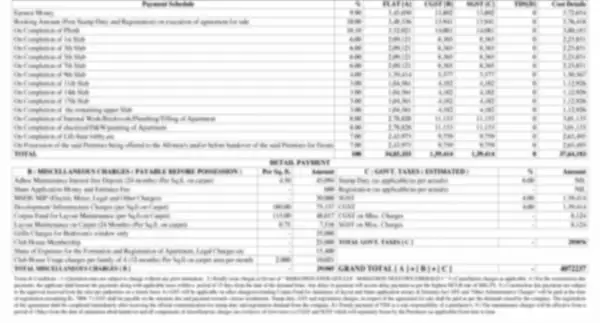 Tata Varnam Housing Cost Sheet, Price Sheet, Price Breakup, Payment Schedule, Payment Schemes, Cost Break Up, Final Price, All Inclusive Price, Best Price, Best Offer Price, Prelaunch Offer Price, Bank approvals, launch Offer Price by Tata Housing located at BK Halli Road, Shettigere Road, Devanahalli, Bangalore Karnataka